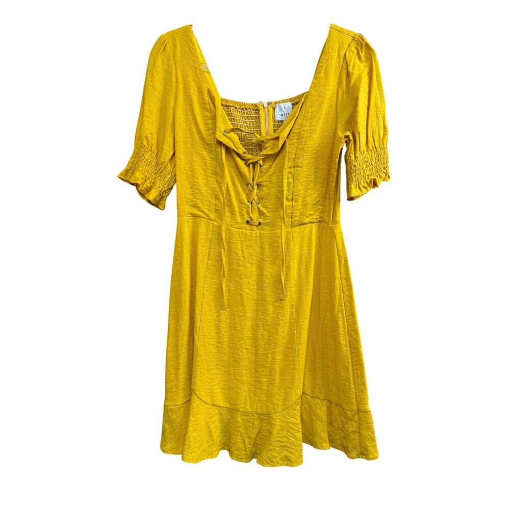 Lost Wander Ray of Sunshine Peasant Dress Medium